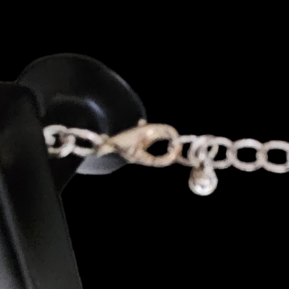 Silver and white statement necklace beads and lots of detail. - Picture 5 of 7